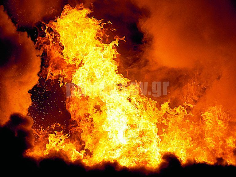 Διακοπή κυκλοφορίας, λόγω πυρκαγιάς σε εξέλιξη σε περιοχή της Χαλκίδας