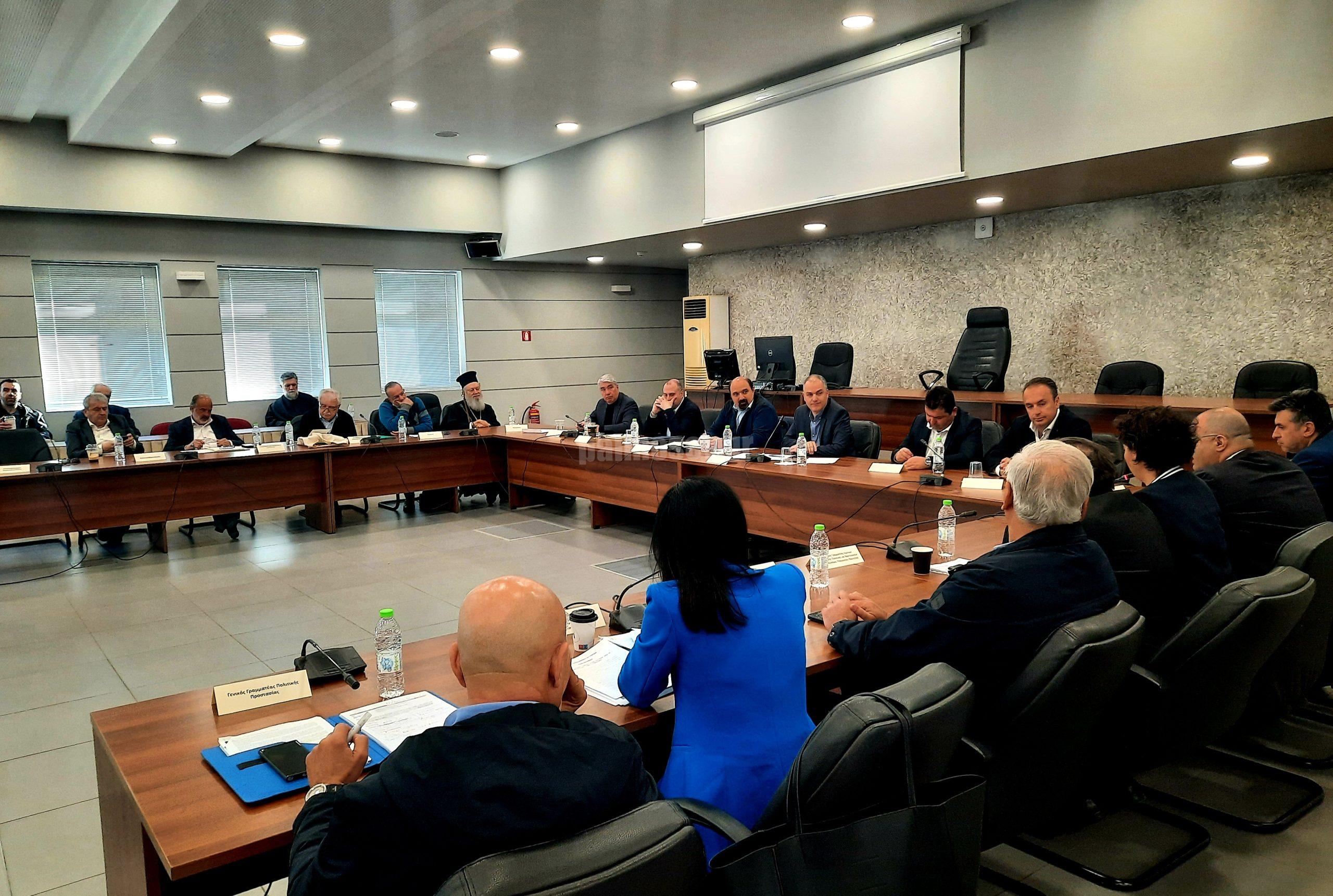 Σύσκεψη με διευρυμένο κυβερνητικό κλιμάκιο  στην έδρα της Π.Ε. Εύβοιας Χαλκίδα, στο πλαίσιο της παρουσίασης του Αναπτυξιακού Σχεδίου Στερεάς Ελλάδας.